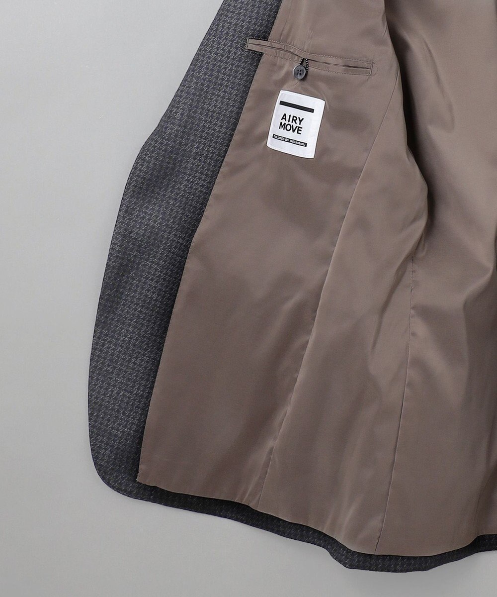 GOTAIRIKU セットアップ対応【2WAYストレッチ/シワになりにくい】T/W ジャージージャケット_千鳥柄 