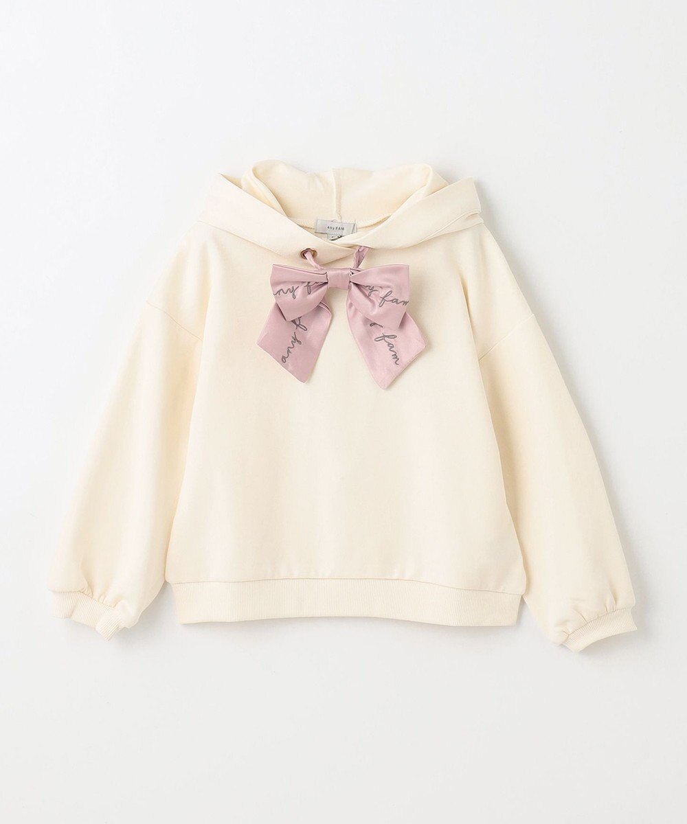 ANY KIDS フード付き ダンボール トレーナー 