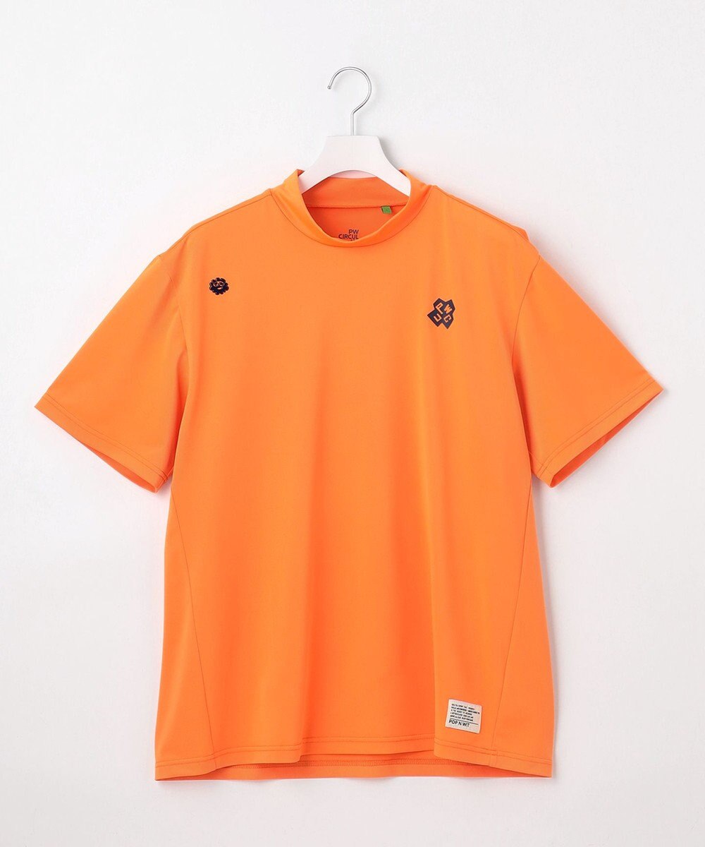 PW CIRCULUS 【吸水速乾 / ストレッチ】【MEN】ストレッチメッシュカノコ ベンチレーションモックT ゴルフ 