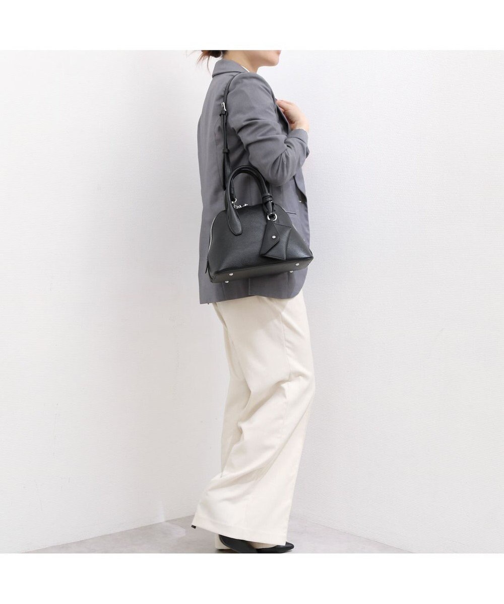 UNBILLION カシュカシュ cachecache / ポーチ付きシェル型ボストン 