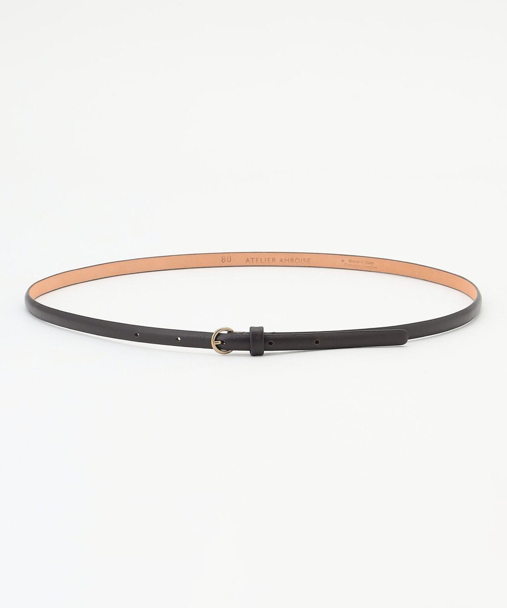 BEIGE， 【一部店舗限定】ATELIER AMBOISE / スムースレザーベルト 