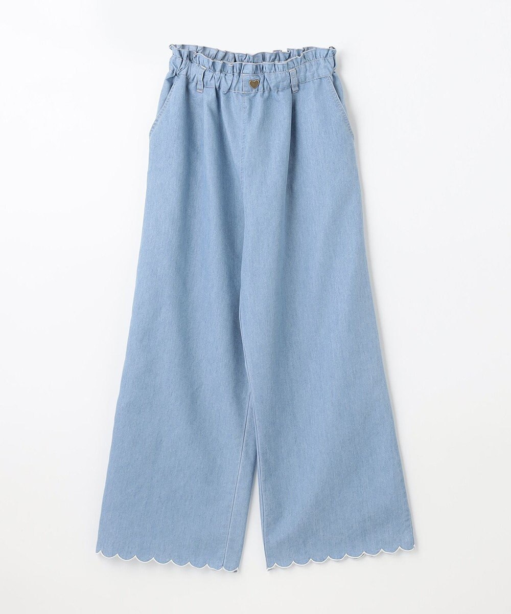 ANY KIDS デニム ワイド パンツ 