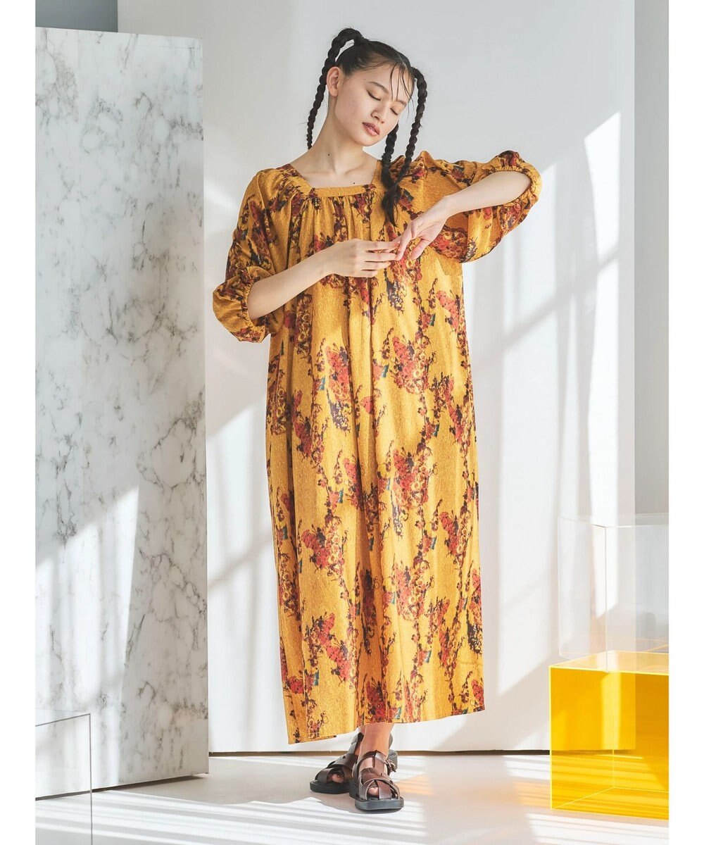 Green Parks ■ＥＳＣＡＲ　アートフラワーｐｔワンピース 