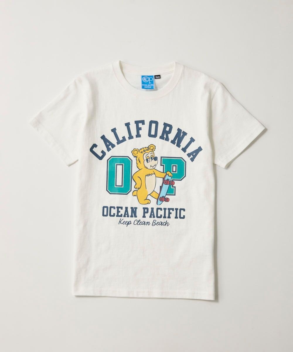 OP／FILA 【Ocean Pacific】カリフォルニアベアTシャツ 