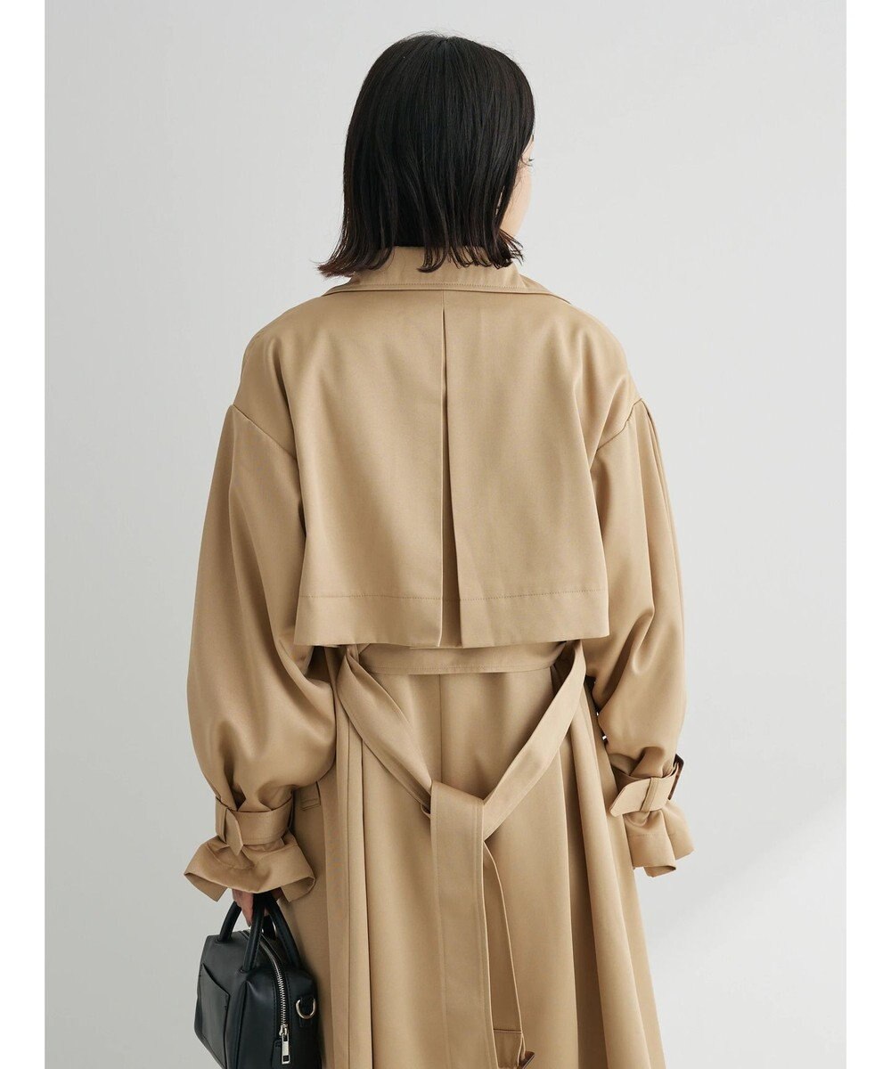 Green Parks ・Ｐｅｔｉｔ　Ｆｌｅｕｒボリュームスリーブトレンチコート 