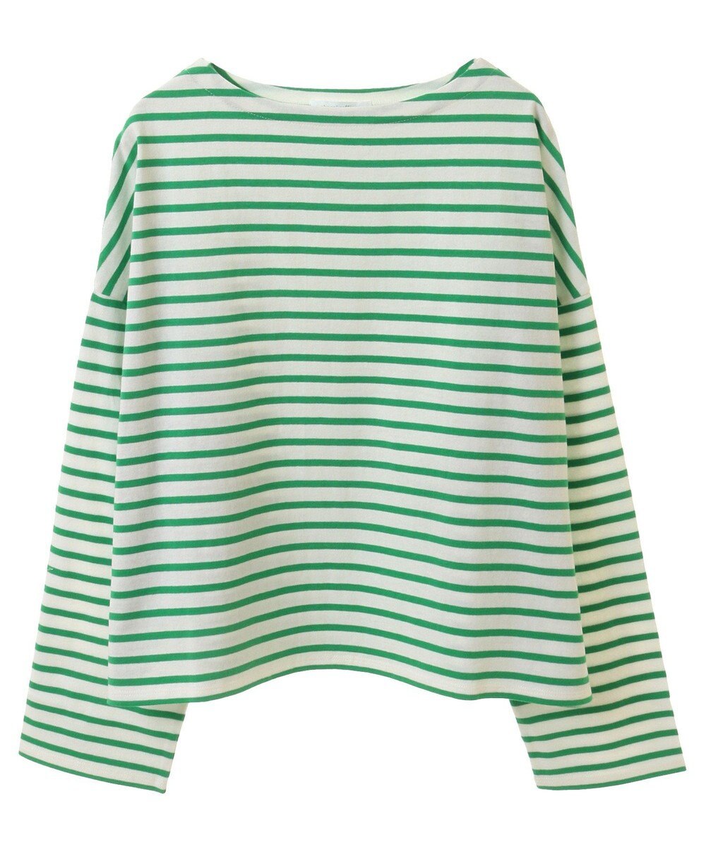 Green Parks ボックスシルエットボーダープルオーバー 