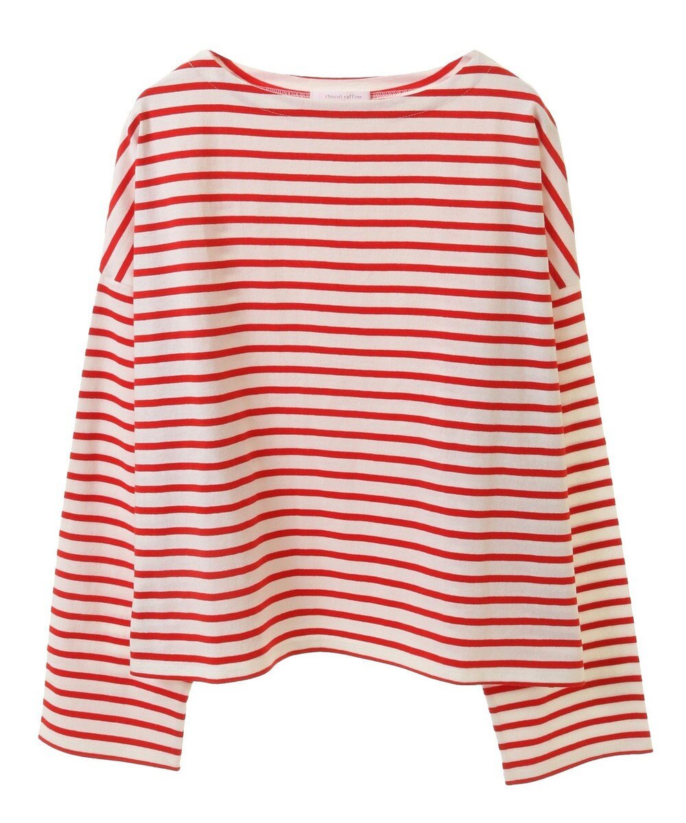 Green Parks ボックスシルエットボーダープルオーバー 