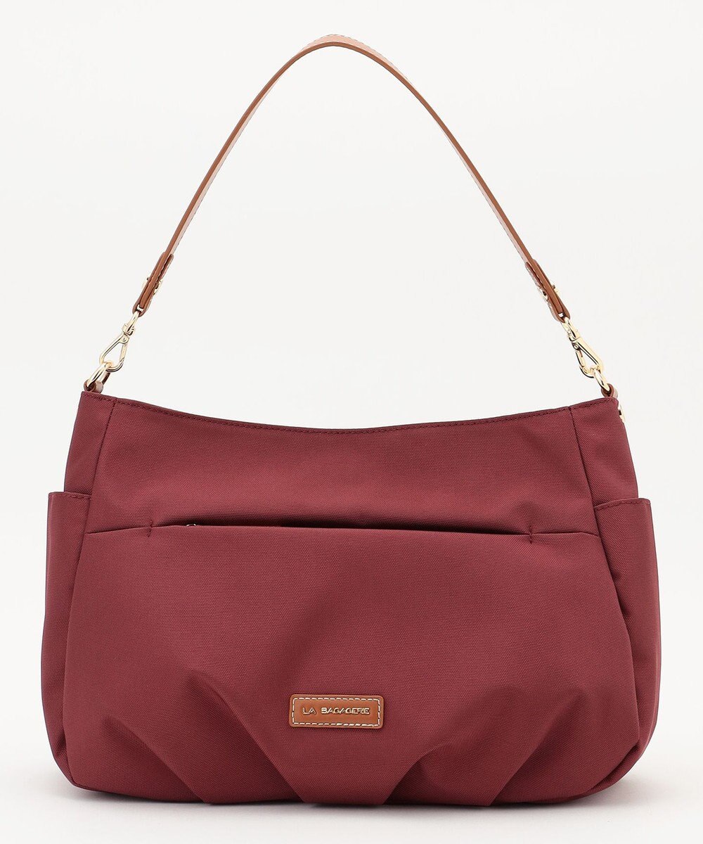 LA BAGAGERIE ポリエステルキャンバス　タックショルダー 