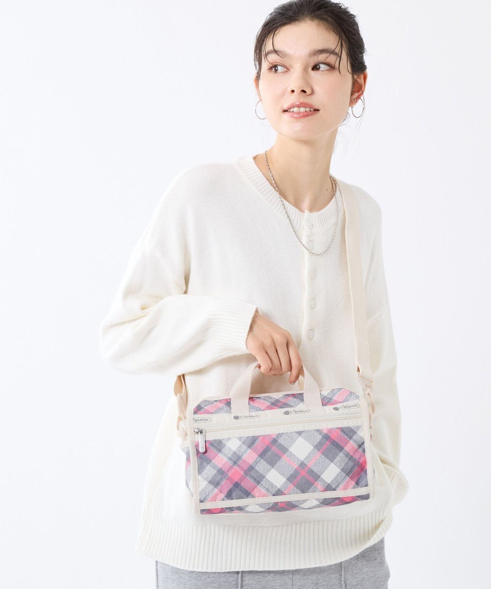 LeSportsac MINI DUFFEL CROSSBODY/シームレスタータン 