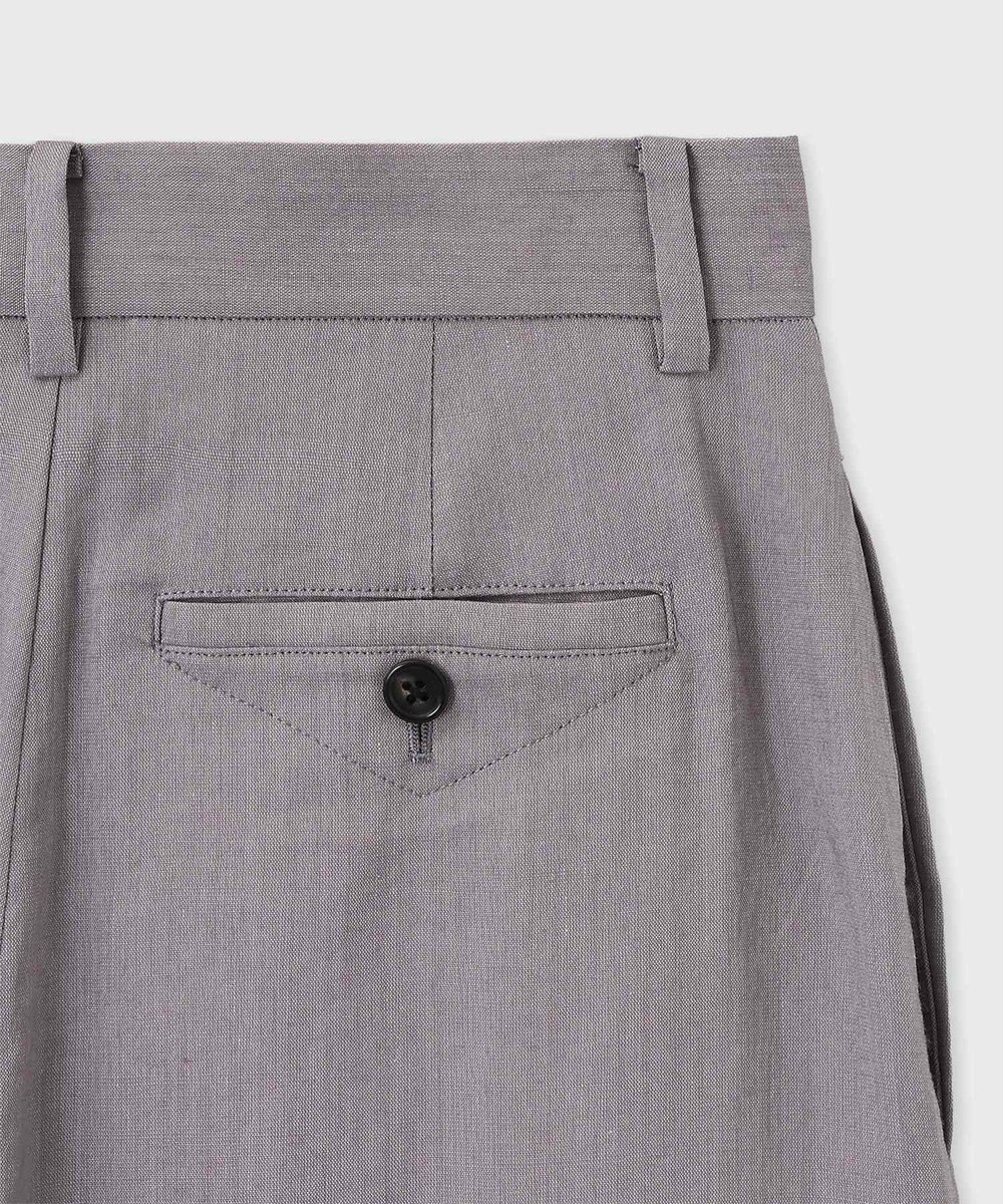 Paul Smith レーヨンリネン コクーンシルエット タックパンツ 