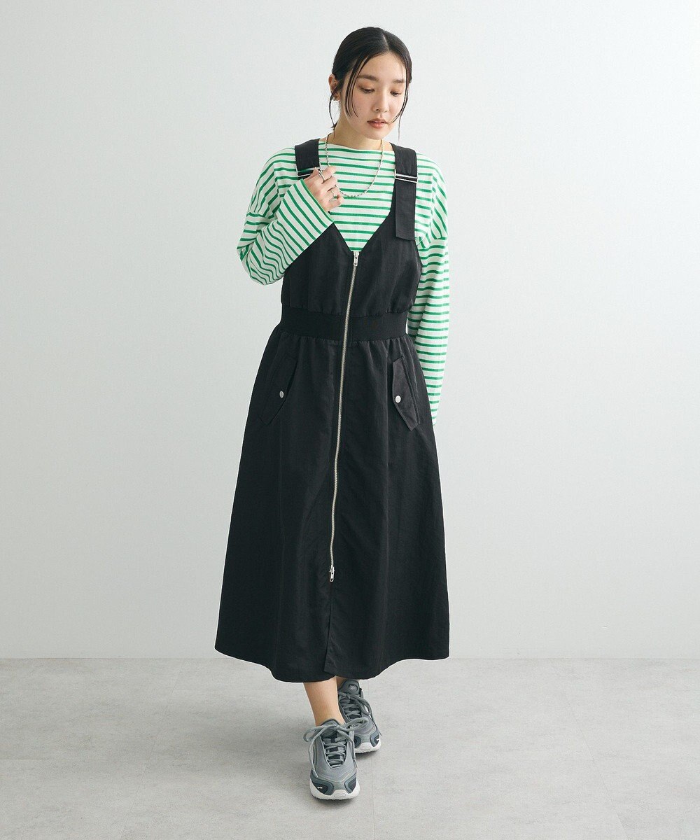 Green Parks ボックスシルエットボーダープルオーバー 