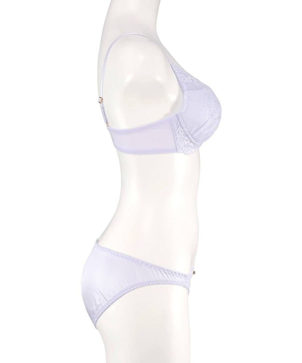 San-ai Resort（三愛水着楽園） 【northerly bra フィットシリーズ 谷間メイク】 カシュクールレースモールド ブラジャー＆ショーツSet B～Fカップ 