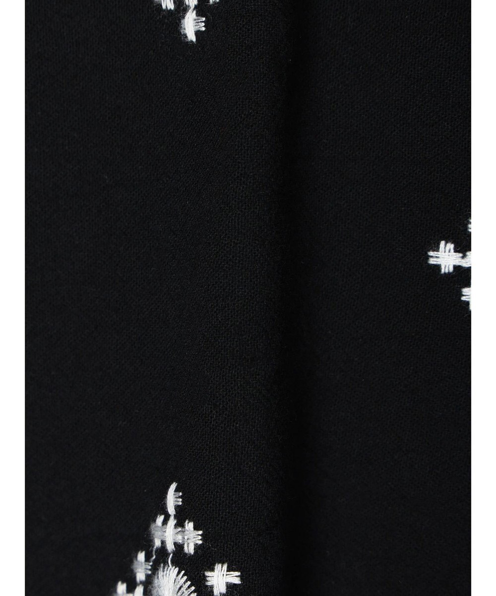 CRAFT STANDARD BOUTIQUE パネル刺繍開襟シャツ 