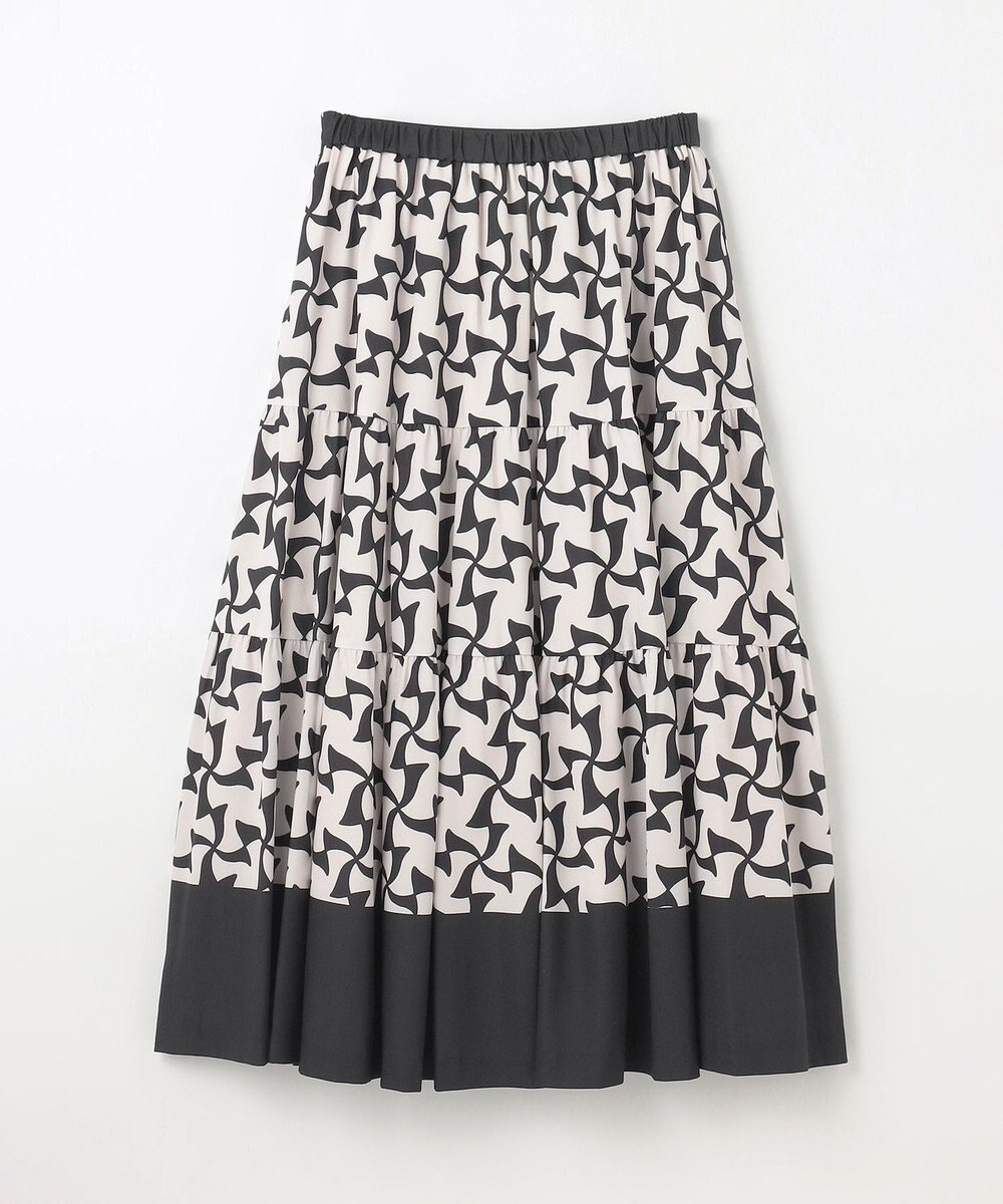 GRACE CONTINENTAL リボンプリントスカート 