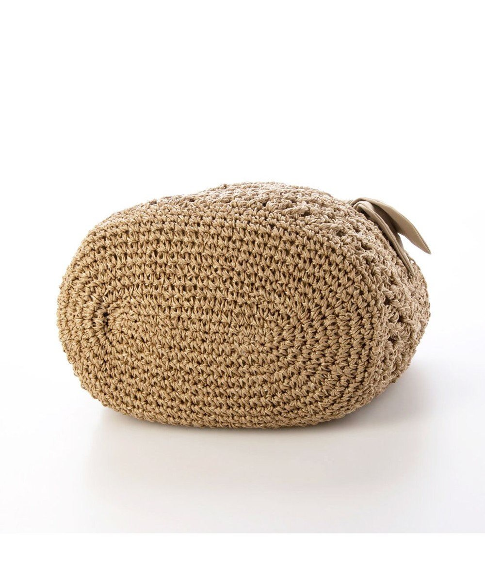 UNBILLION カシュカシュ cachecache / 下がりリボン柄編みトート 