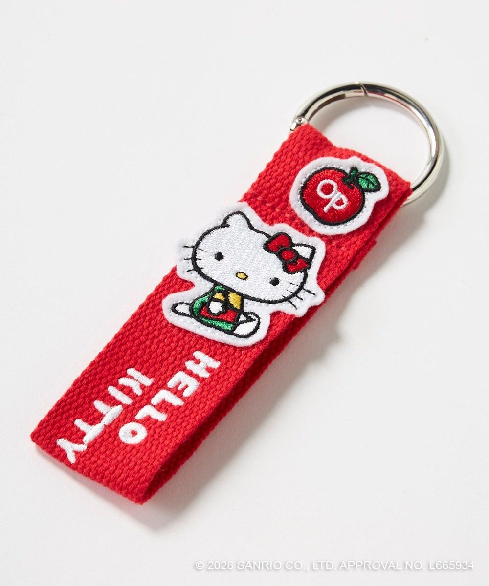 OP／FILA 【Ocean Pacific×ハローキティ】ワッペンバッグチャーム 