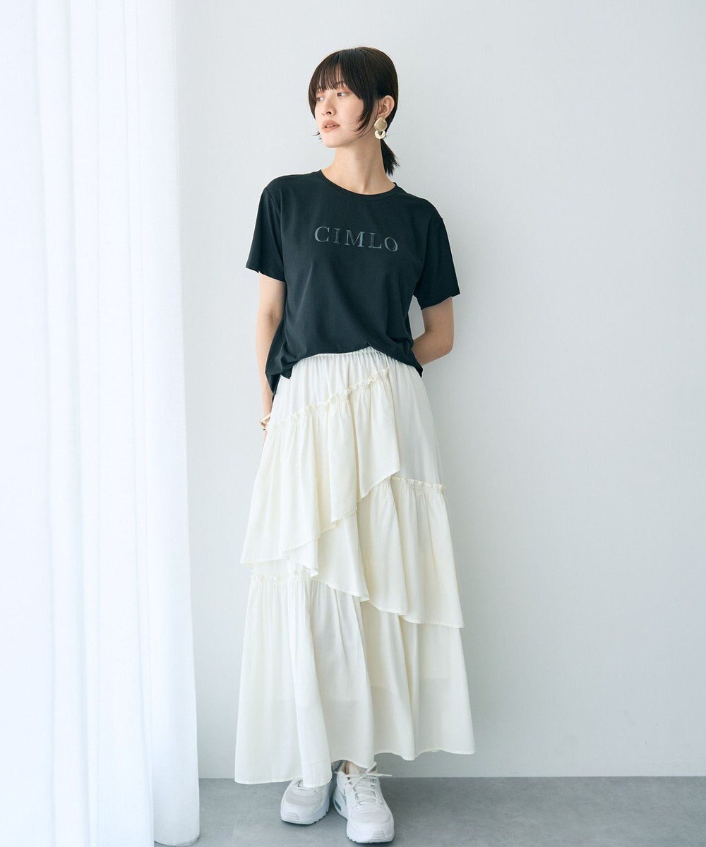 YECCA VECCA スパンコールロゴTee 