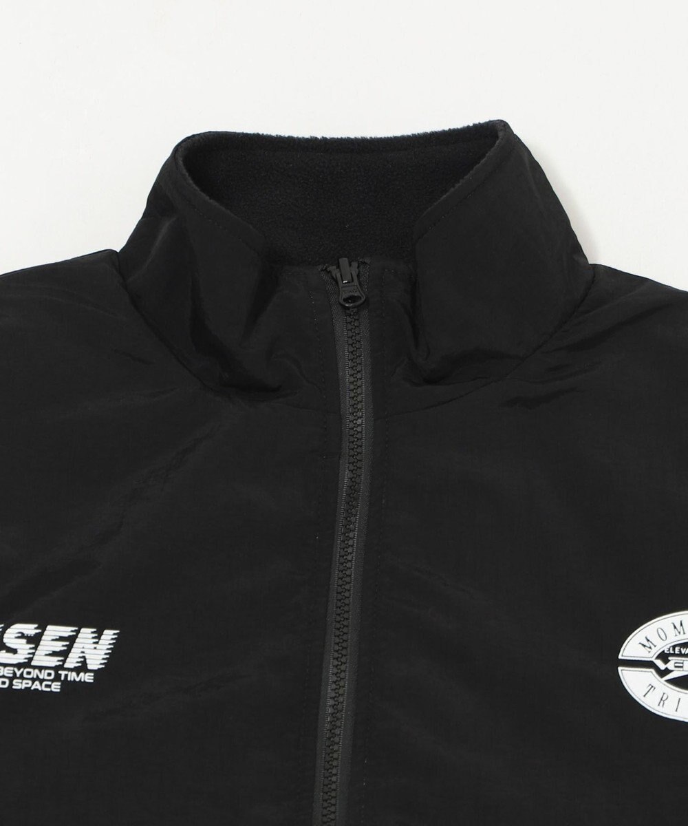 WEGO 【ユニセックス着用ITEM/リバーシブル/2WAY】リバーシブルフリースブルゾン 