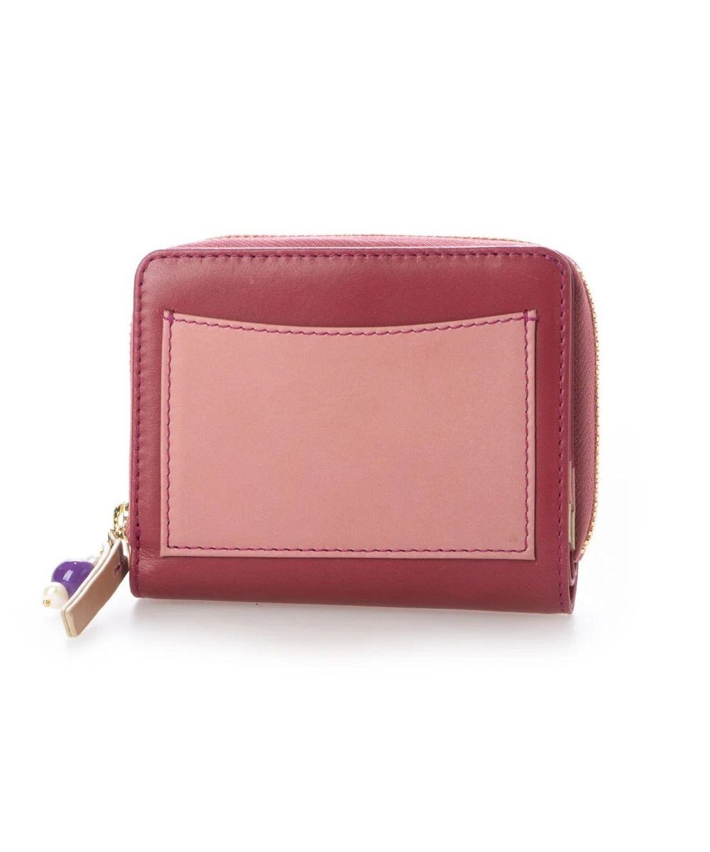 UNBILLION perche ジェムストーンチャームハーフラウンドウォレット 