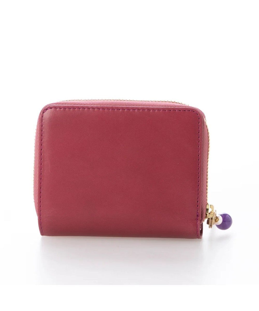 UNBILLION perche ジェムストーンチャームハーフラウンドウォレット 