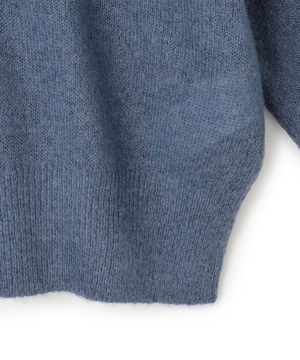 UNFILO シアーアルパカ ボリュームスリーブ ニット 