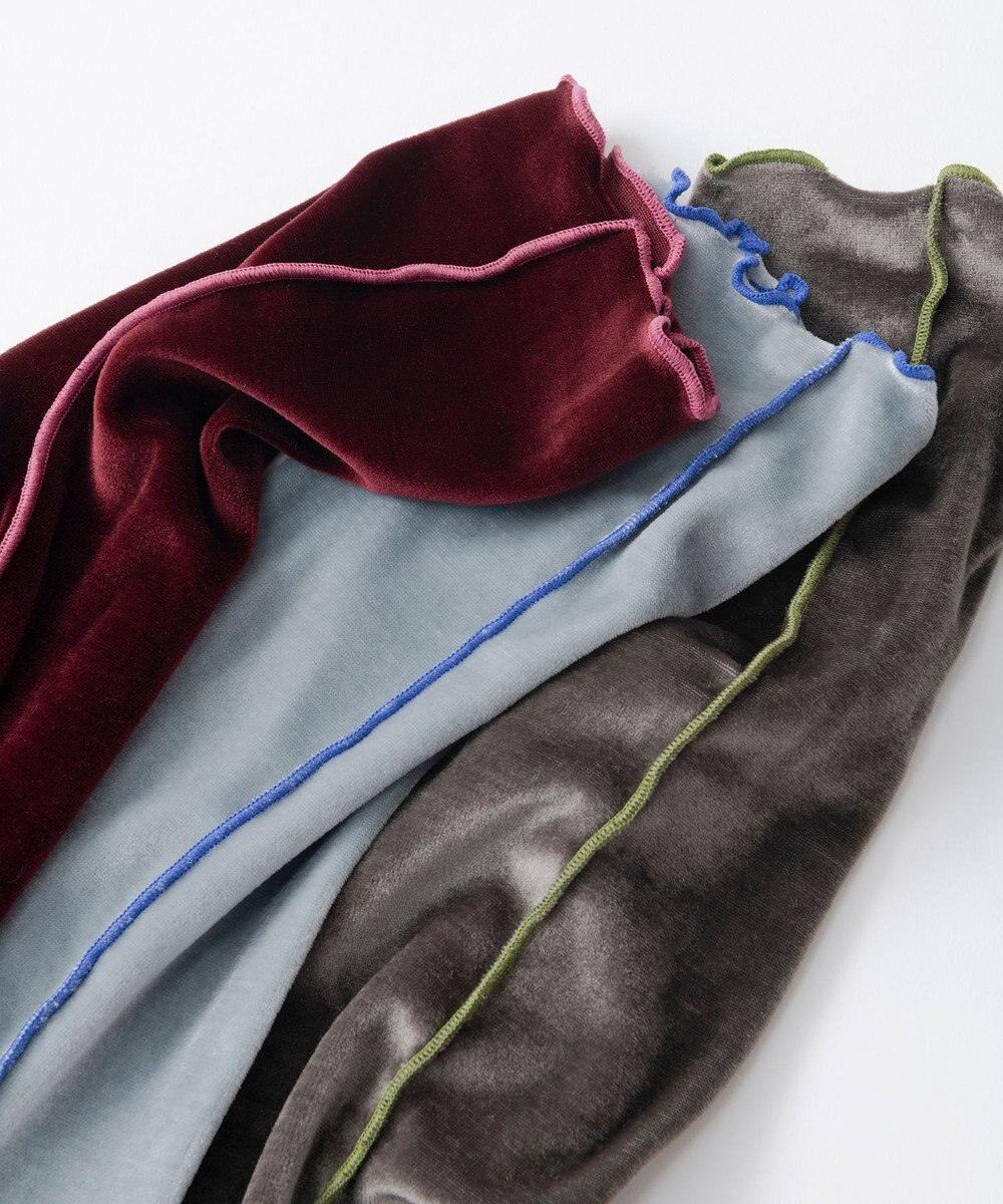 TRICOTE ベロアハイソックス 