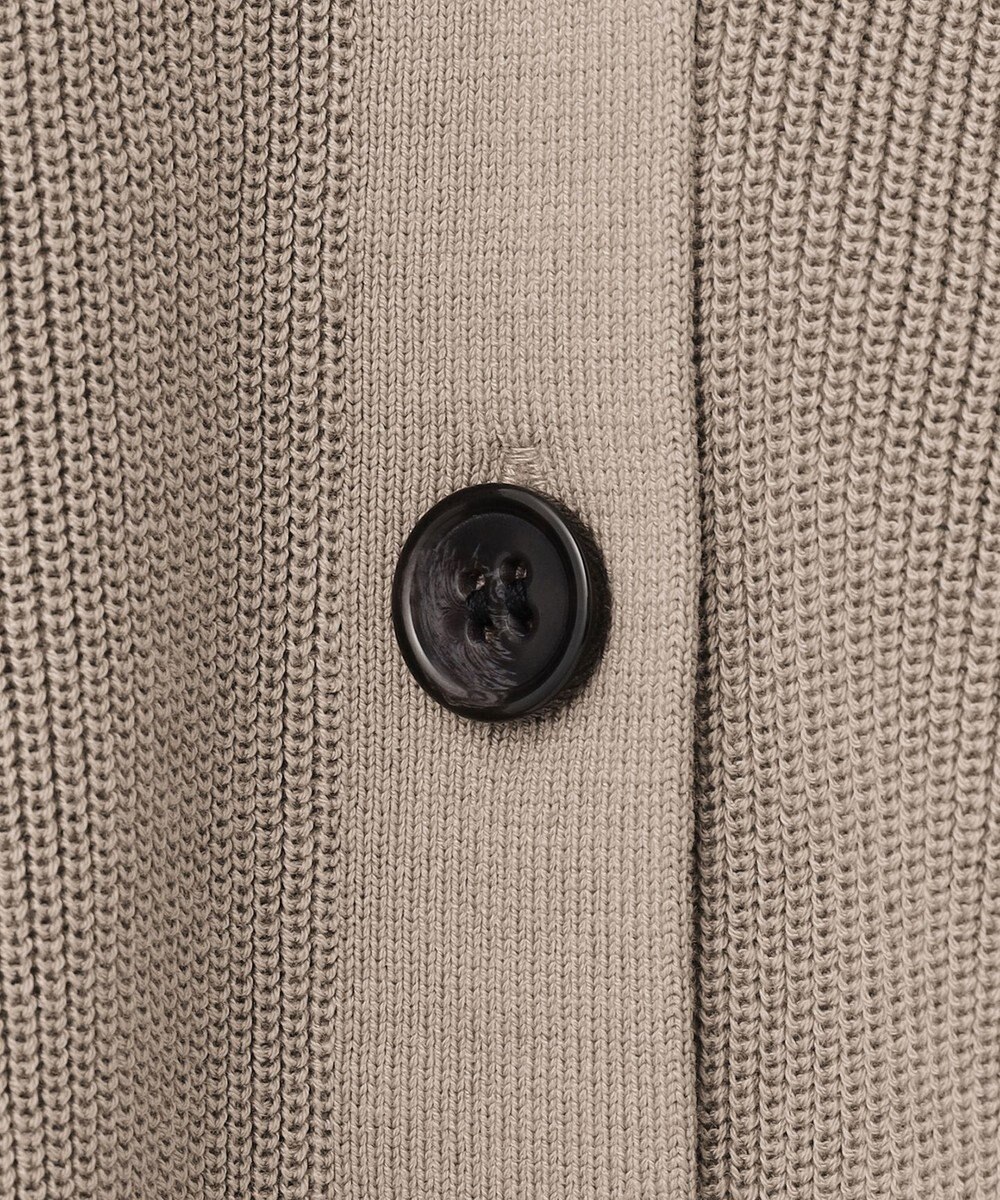 UNFILO ハーフスリーブ畔カーディガン 