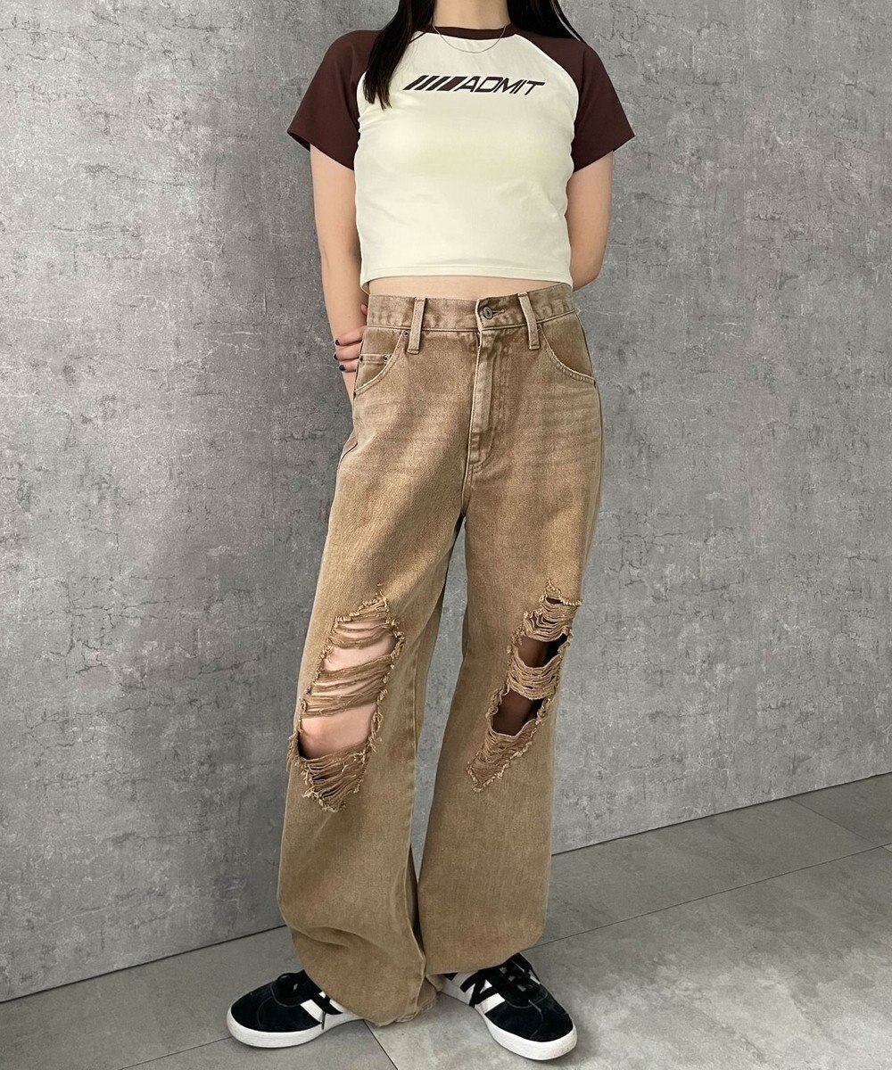 WEGO パイピングラグランT 