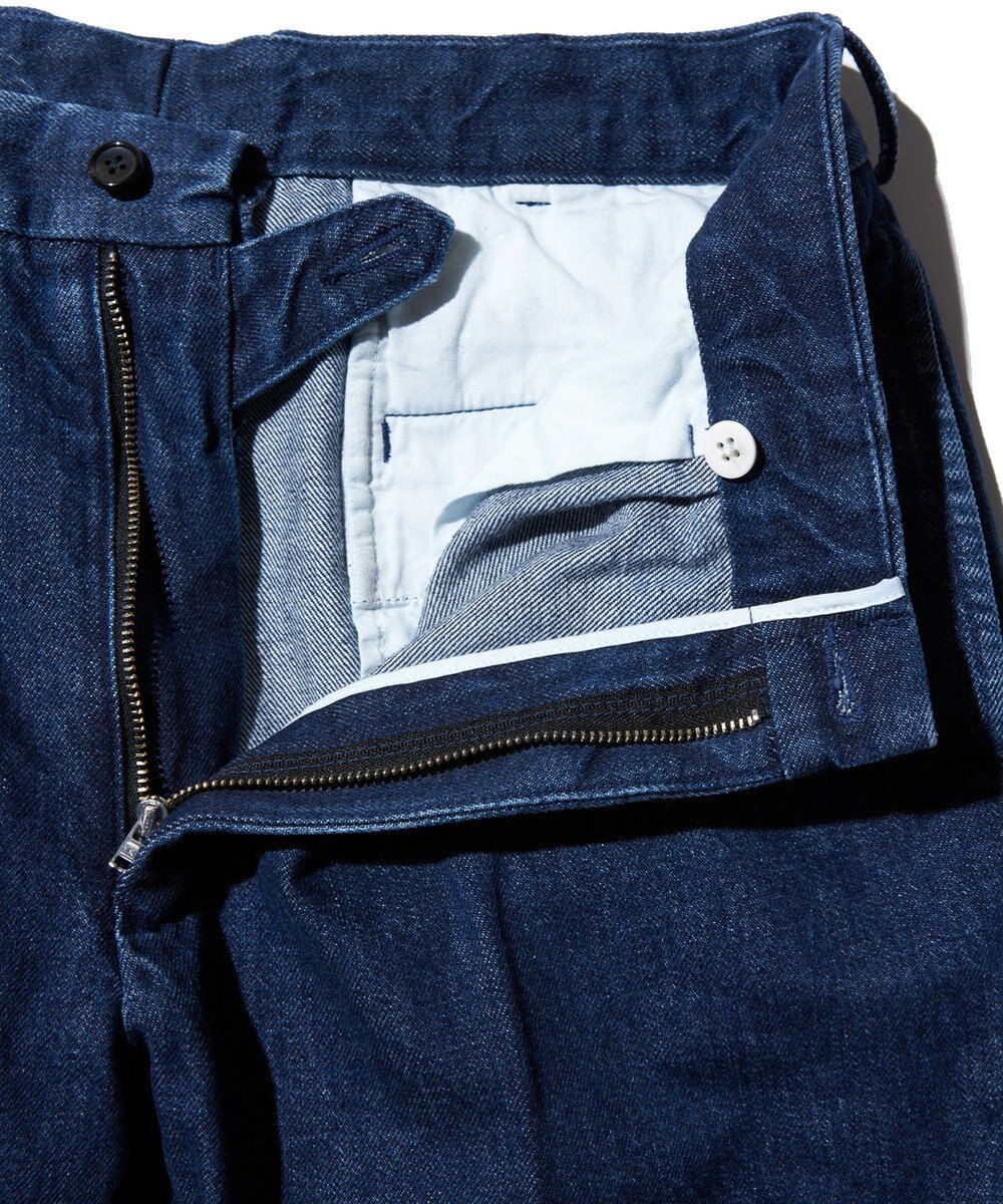 J.PRESS MEN 【J.PRESS ORIGINALS】1TUCK PIPED STEM DENIM 