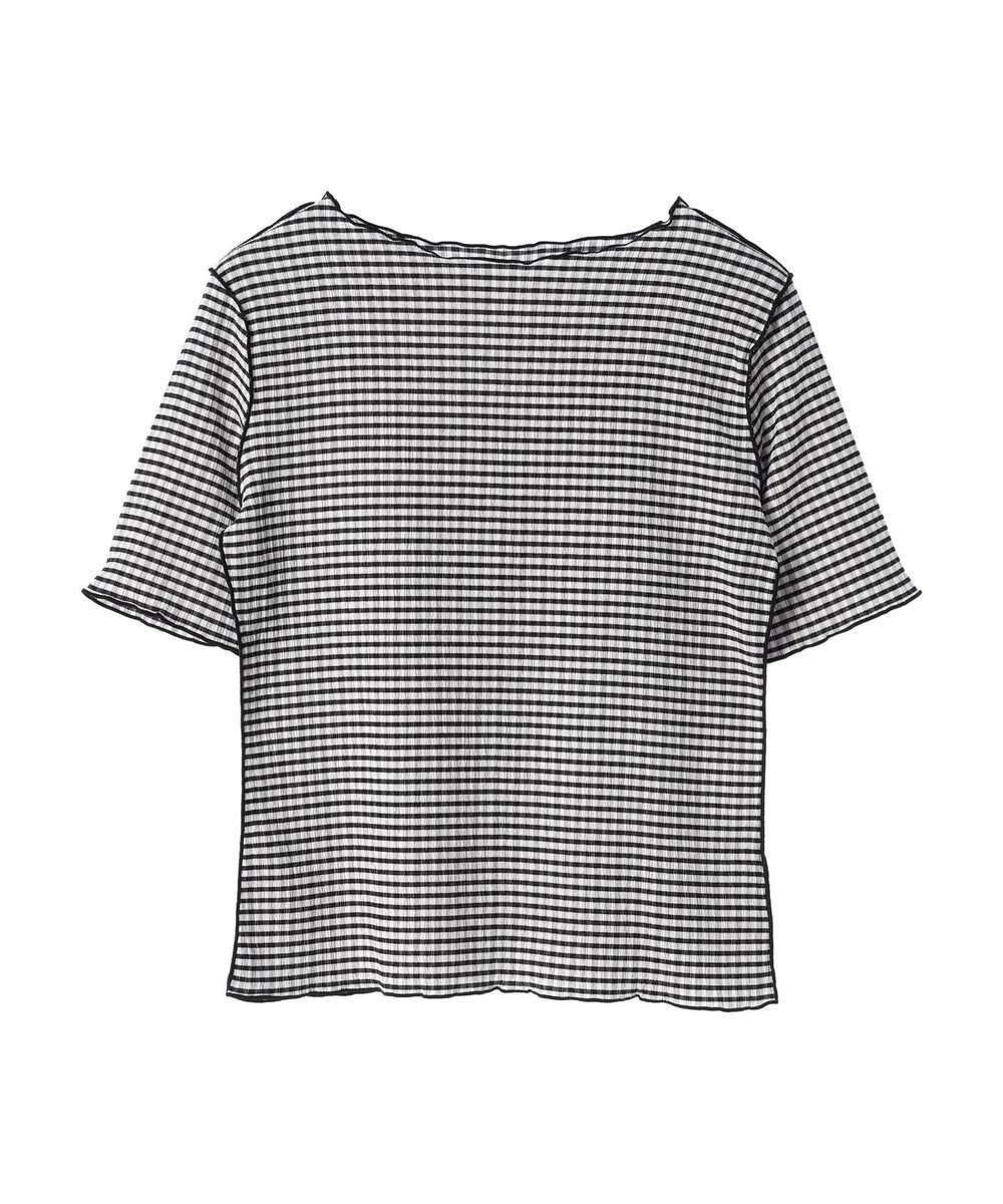 earth music&ecology ギンガムメロープルオーバー 