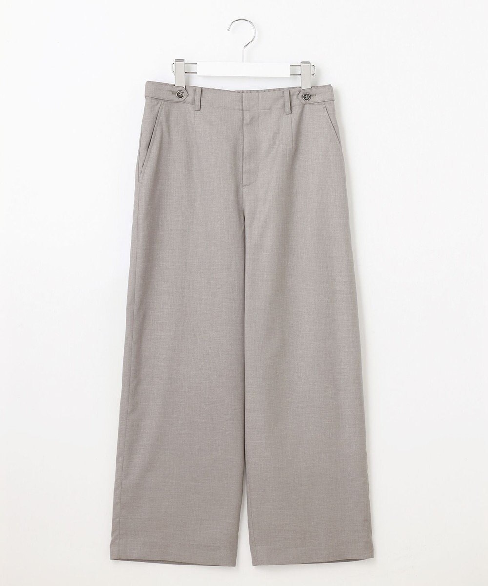 J.PRESS LADIES 【セットアップ対応・洗える・UVケア・速乾】 OXIJEWELストレッチ セミワイド パンツ 