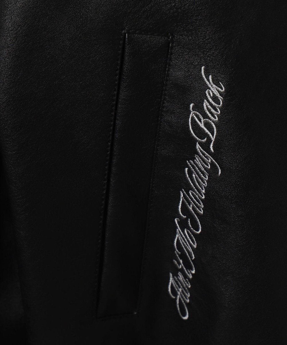 WEGO エコレザーグラフィックジャケット 