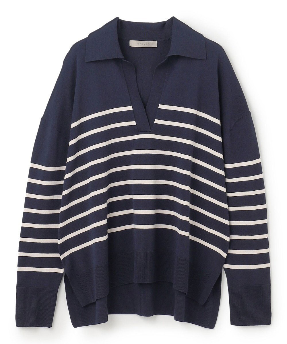 UNFILO L マイビューティ スキッパーニット 