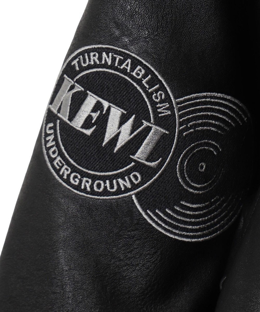 WEGO エコレザーグラフィックジャケット 