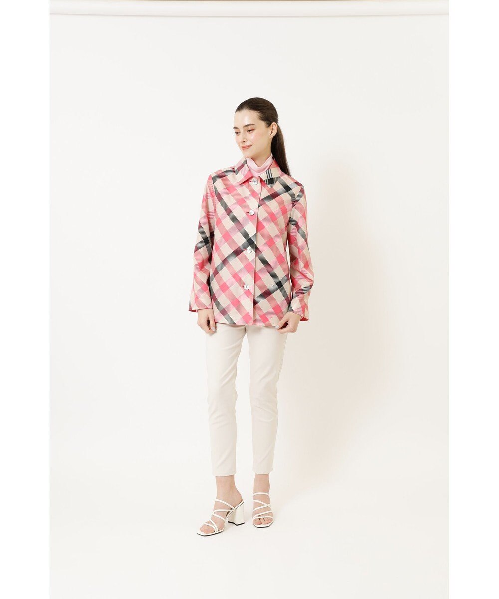 DAKS リバーシブルショート丈ステンカラーコート 