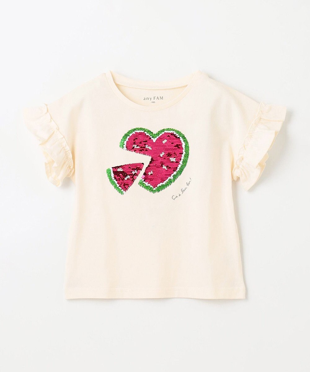 ANY KIDS 接触冷感 ミラクルスパンコール Tシャツ 
