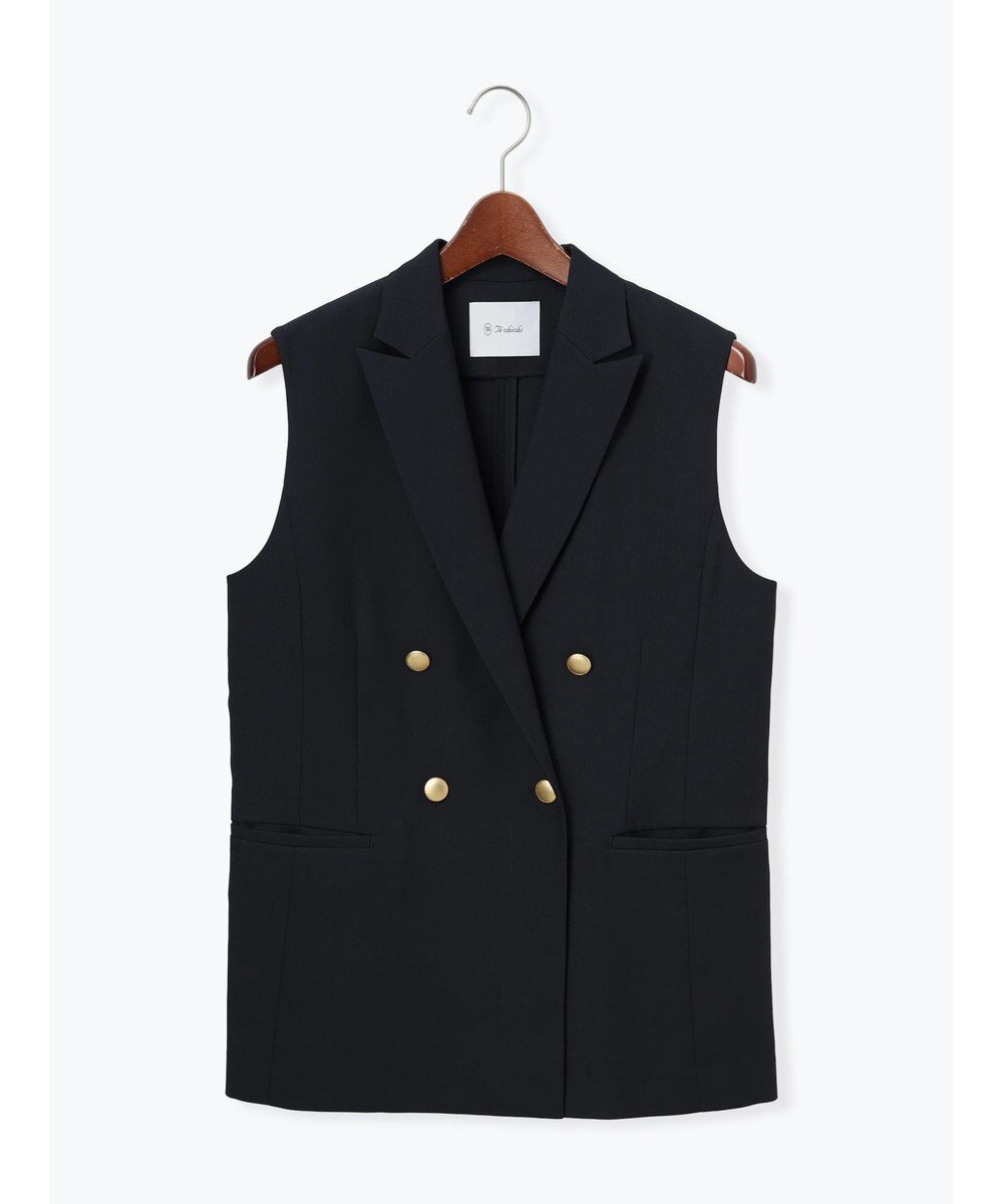 Te chichi リネンライクダブルブレストジレ(セットアップ可) 