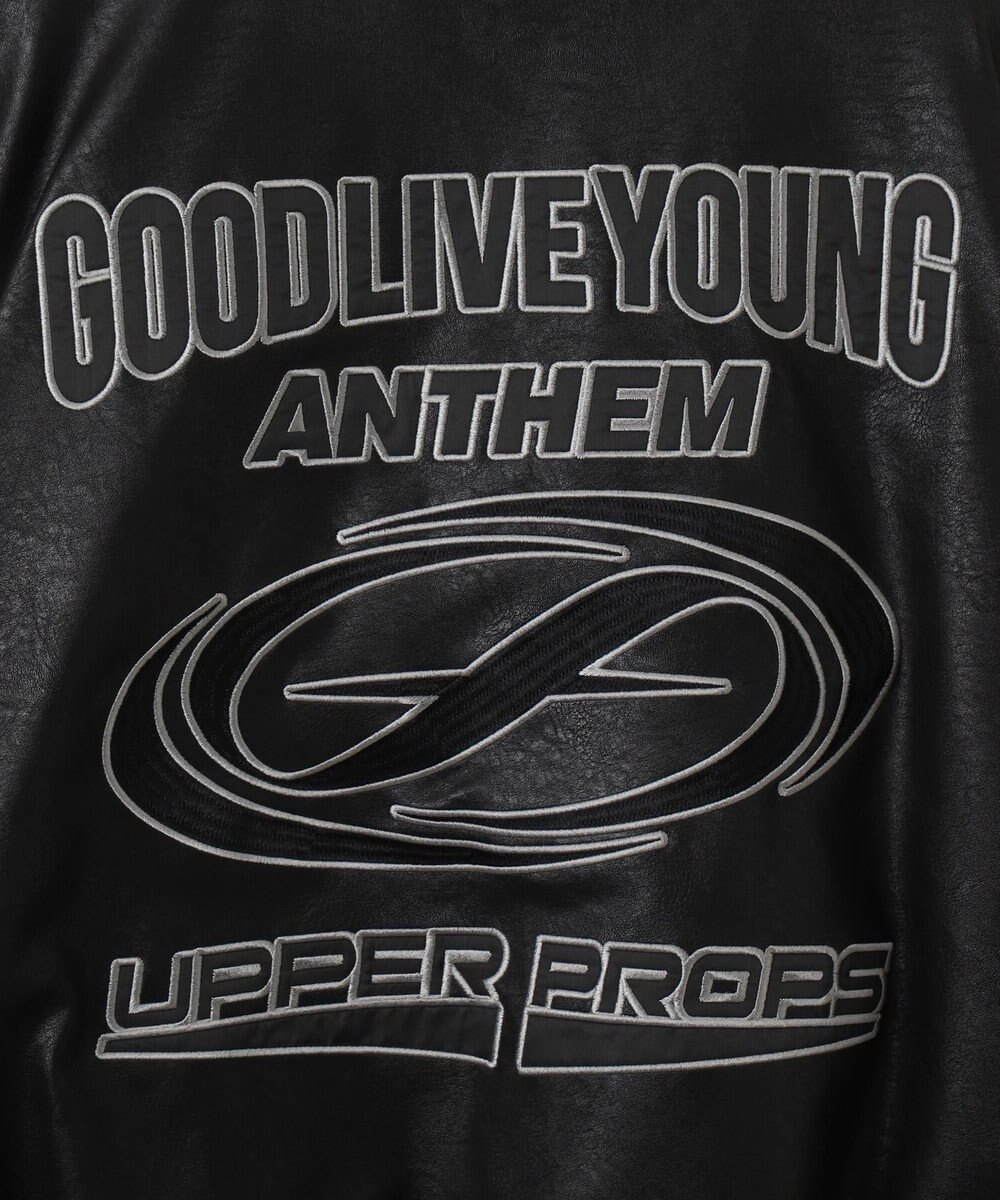 WEGO エコレザーグラフィックジャケット 