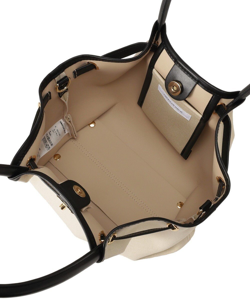 AMERICAN HOLIC 【2点SET】ベルトラウンドトートバッグ 