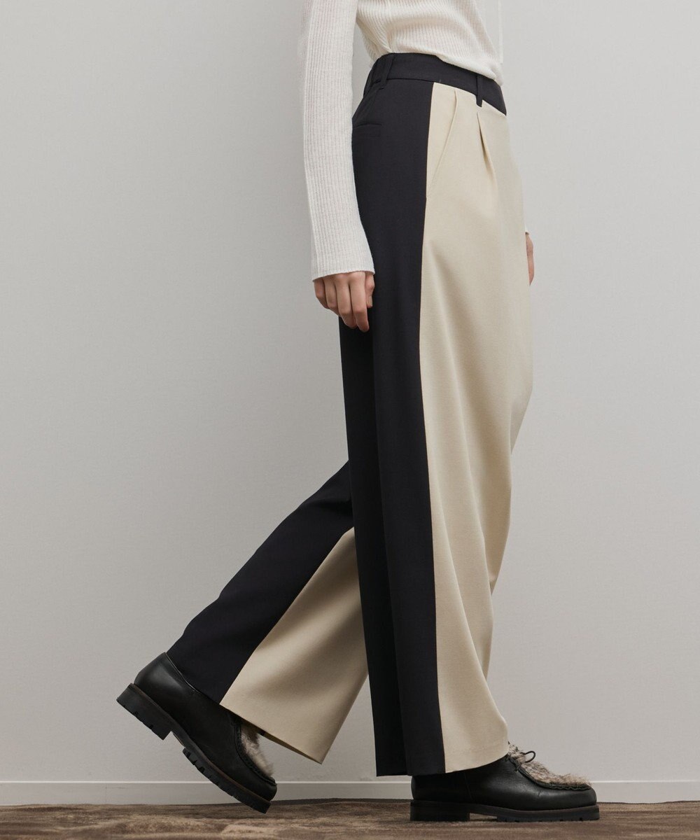 GRACE CONTINENTAL ラップワイドパンツ 