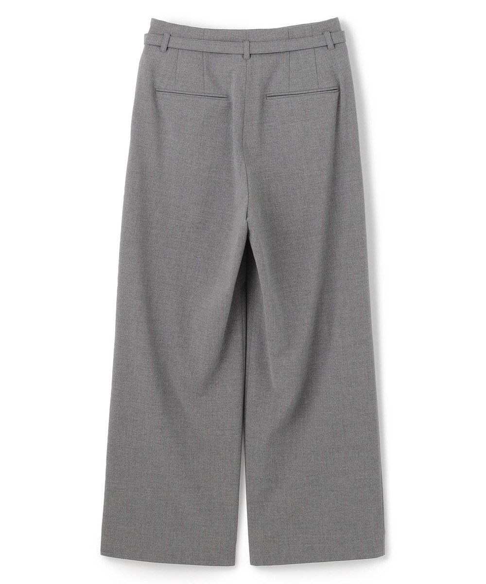 BEIGE， 【セットアップ対応・洗える・Precious 10月号掲載】ZEPHYR / ウールライクタックベルトワイドパンツ 