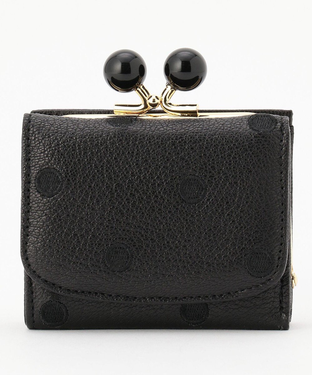 UNBILLION perche アクリル玉三つ折りミニサイフ 