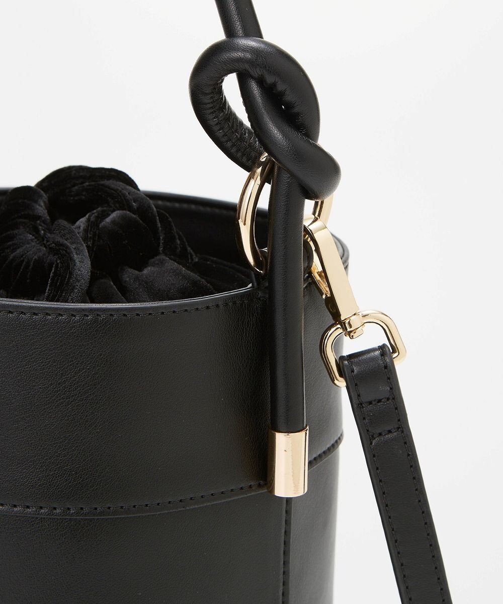 TOPKAPI 【TREASURE TOPKAPI】フェイクレザー バケツ 巾着 ショルダー バッグ 