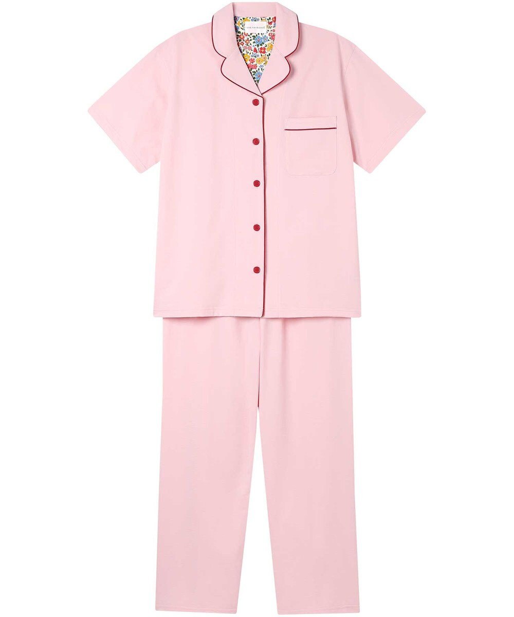une nana cool 【綿混】両染ジャージ半袖パジャマ MADE WITH LIBERTY FABRIC 