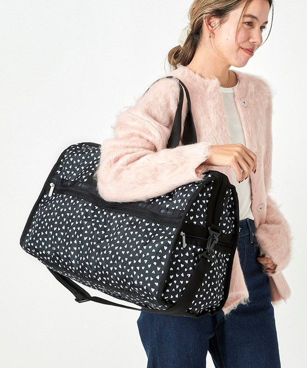 DELUXE LG WEEKENDER/ブラックハーツ / LeSportsac | ファッション通販 