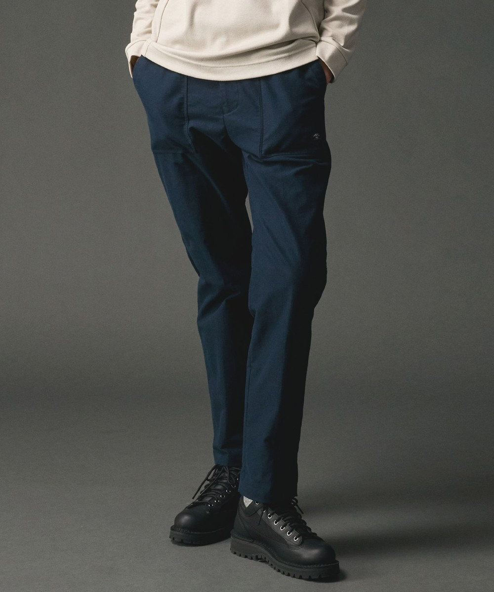 JOSEPH ABBOUD MOUNTAIN 【JAPANファブリック/ストレッチ】ストレッチライトモールスキンベイカー パンツ 