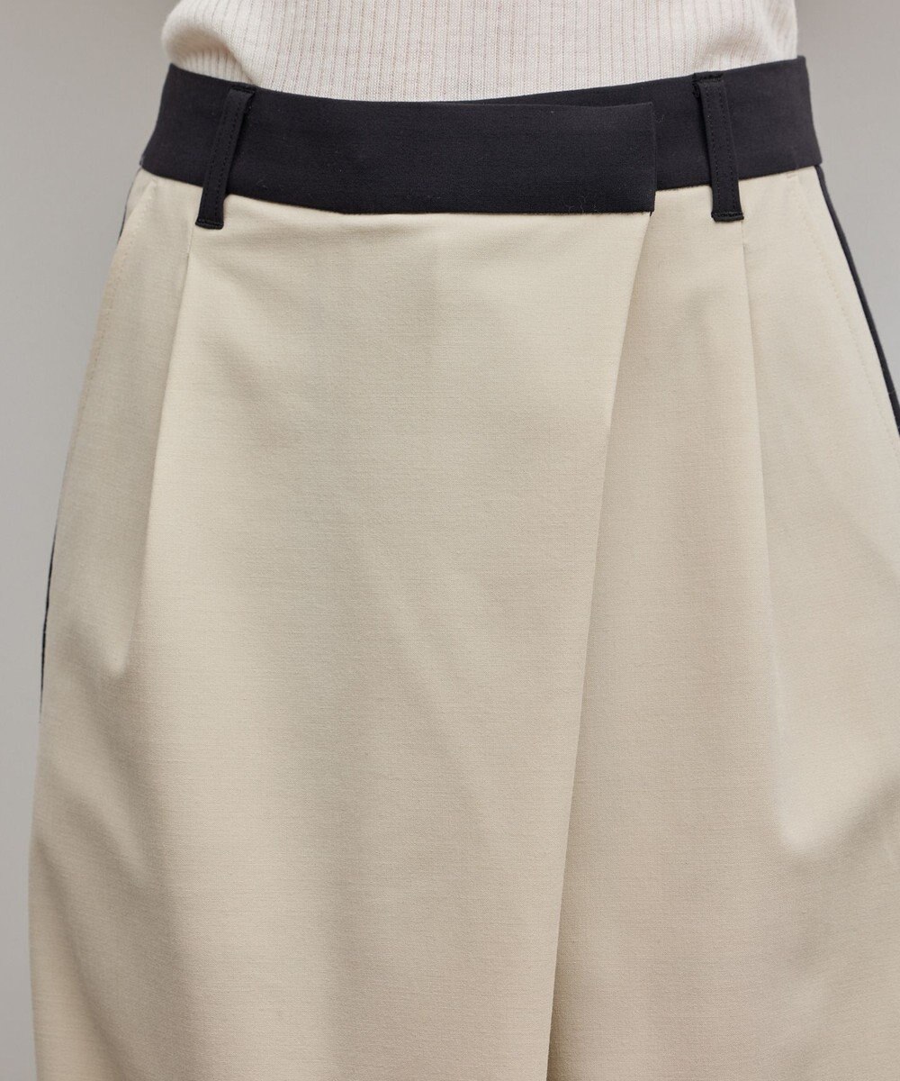 GRACE CONTINENTAL ラップワイドパンツ 