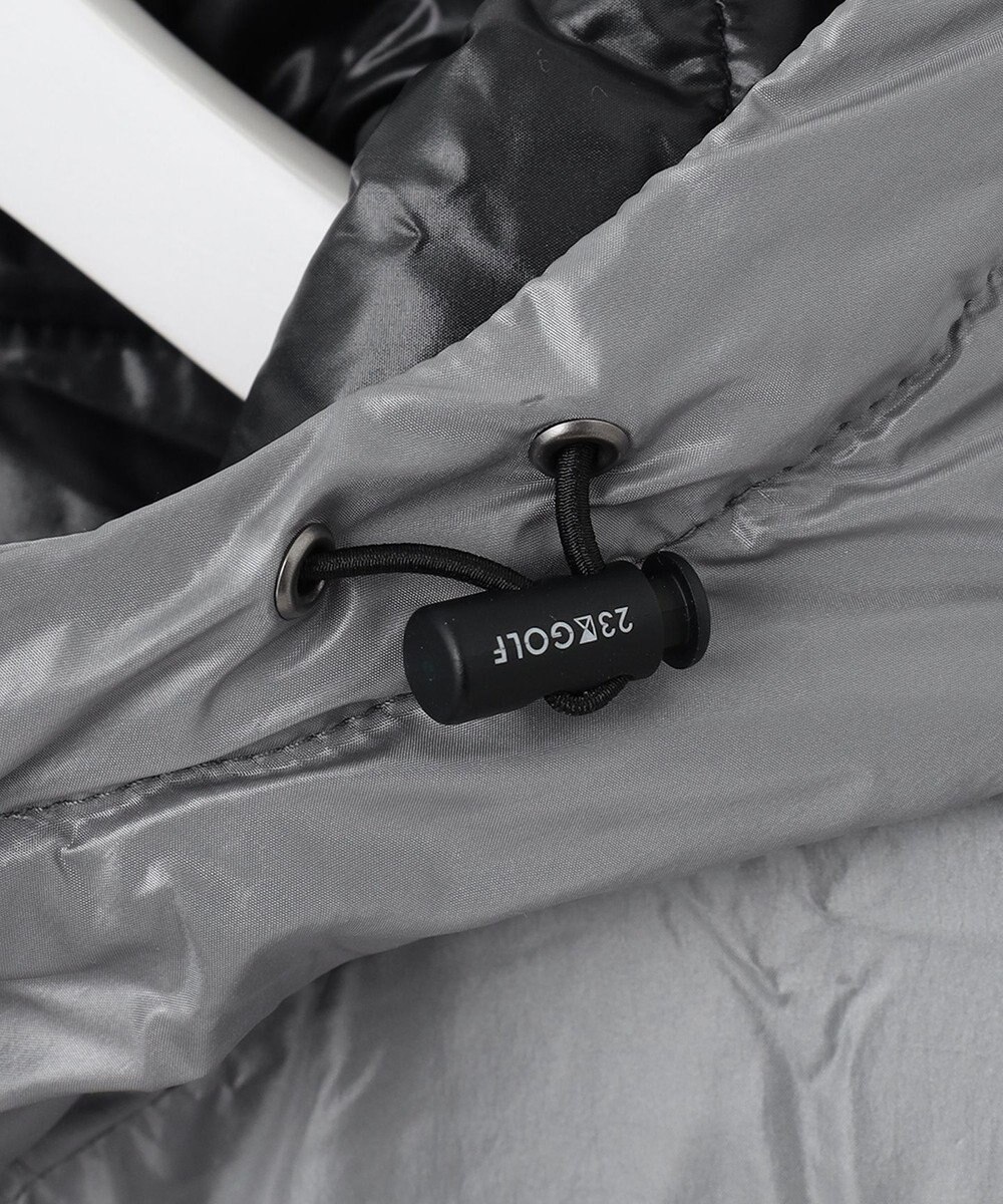 23区GOLF 機能中綿採用【MEN】【撥水】ナイロンタフタ フーテッド ブルゾン 