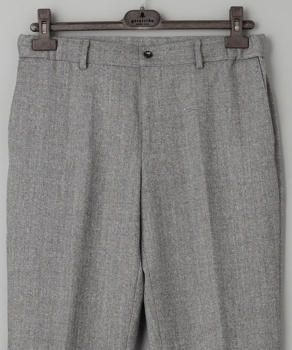 GOTAIRIKU 【AIRY MOVE / セットアップ対応】ウールシルクネップ セットアップパンツ 