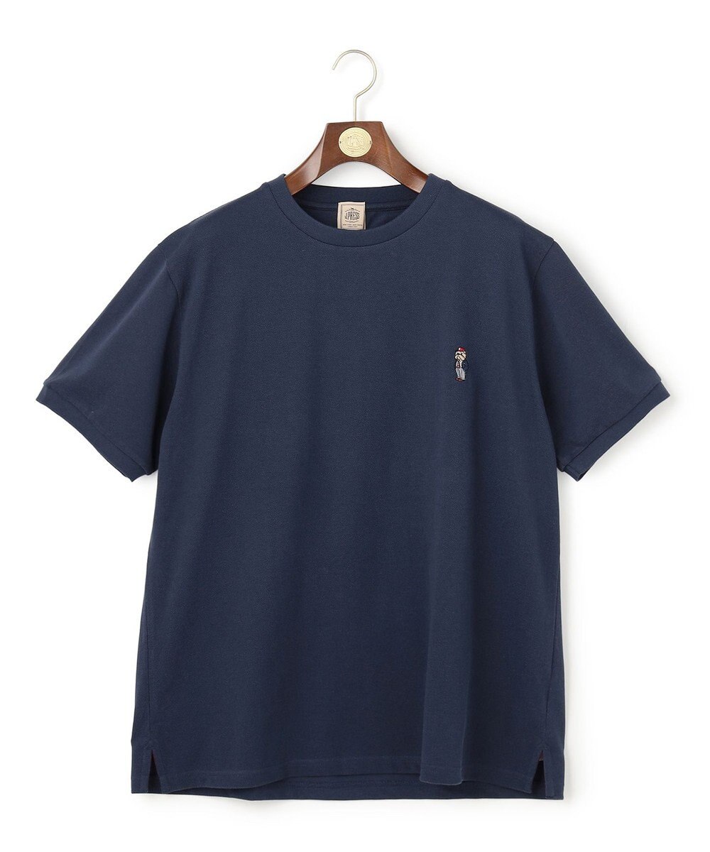 J.PRESS MEN 【KING SIZE / BULLDOG BOY】カノコレジメン クルーネック Tシャツ 